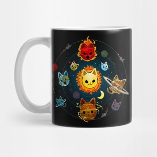 Cat Solar System Mug